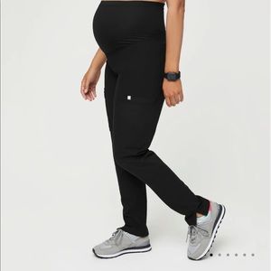 Figs Maternity Yola skinny pants in black medium size